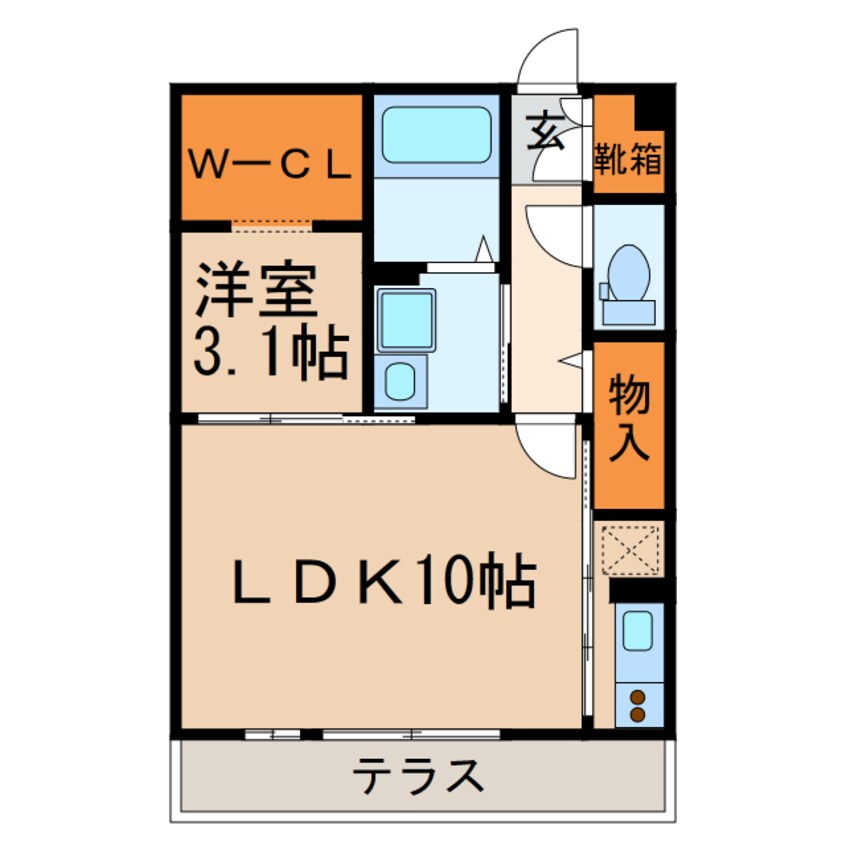 間取図 セレッソ（春見町）