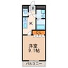 プレミス　エムワン 1Kの間取り