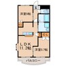 ファビュラス 2LDKの間取り