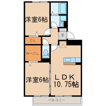 間取図 アミスターＡ棟