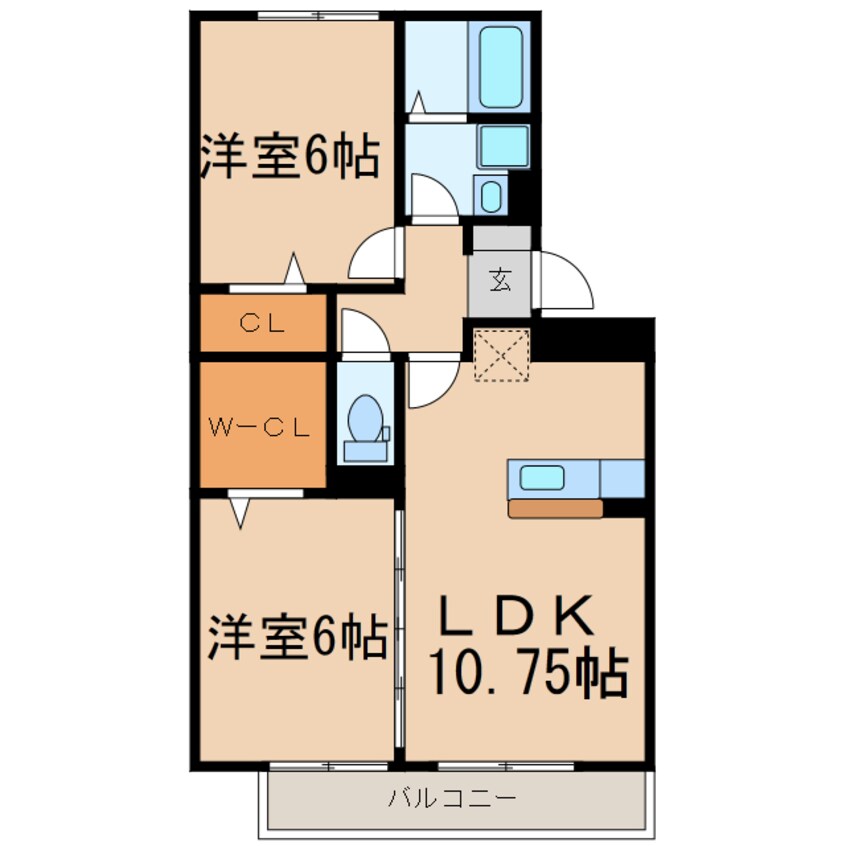 間取図 アミスターＡ棟