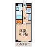 サンハイム新守山 1Kの間取り