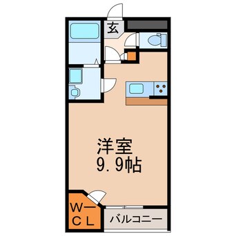 間取図 レオネクストツインクルしだみ