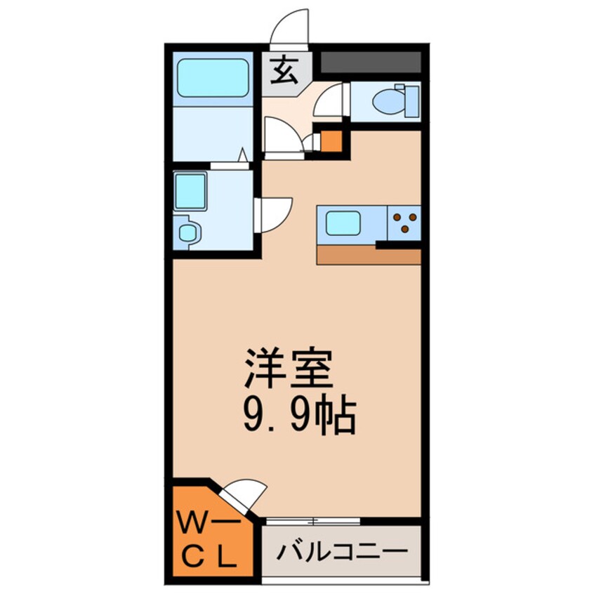 間取図 レオネクストツインクルしだみ