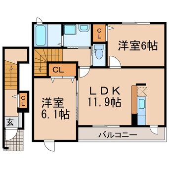 間取図 イーストウッド