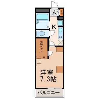 間取図 レオパレス妙慶