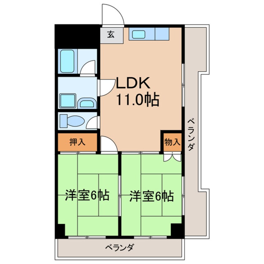 間取図 日本開発ビル
