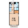 サープラスあじまⅡ 1Kの間取り