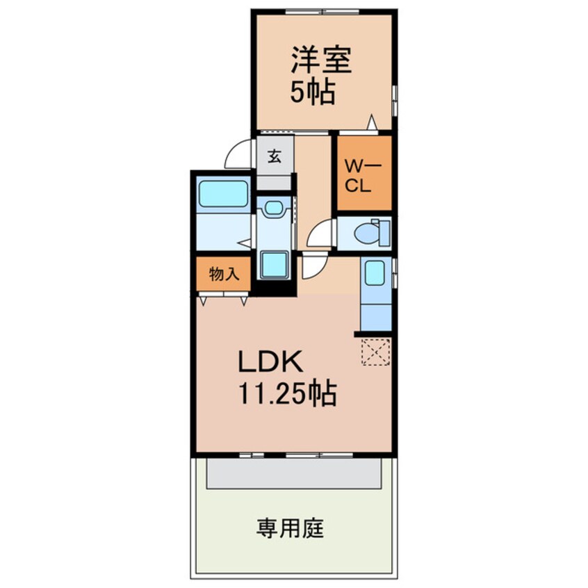 間取図 エトワール白沢