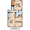 プレストンズ 2DKの間取り