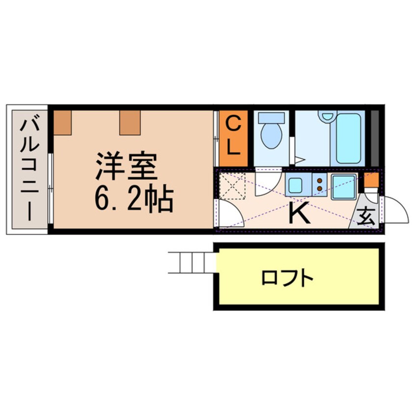 間取図 レオパレス小野