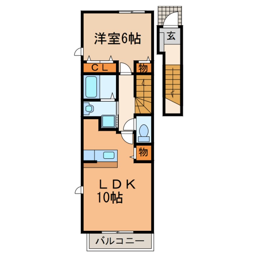 間取図 ハピネス瀬古東