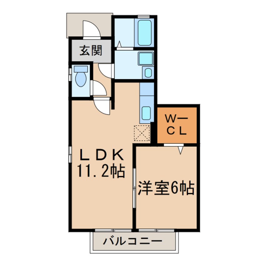 間取図 グレースコート主税Ｂ・Ｃ