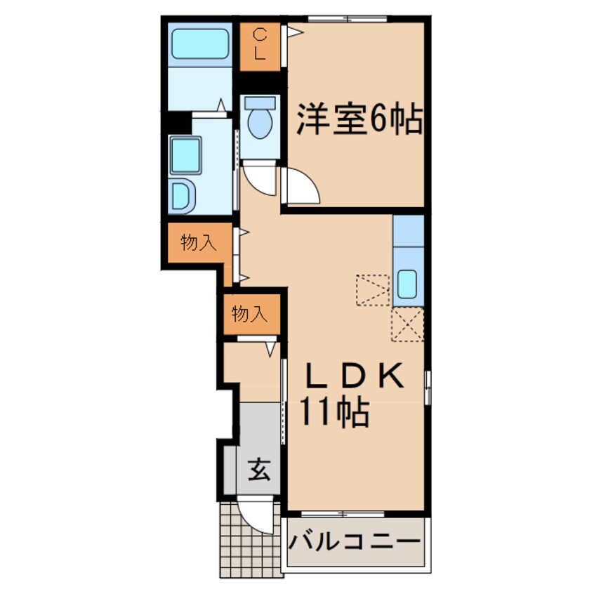 間取図 ラ・ボンシャス