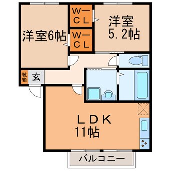 間取図 マリーヴィレッジ春日井