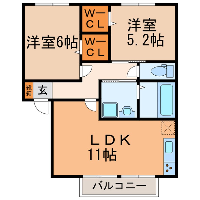 間取図 マリーヴィレッジ春日井