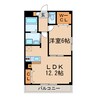 サニーサイドⅡ 1LDKの間取り