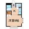 ウェルメイドⅡ 1Kの間取り