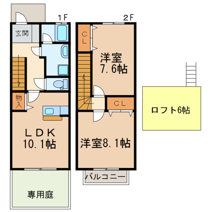 間取図 グランテール