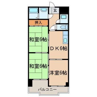 間取図 鹿乗グリーンハイツ