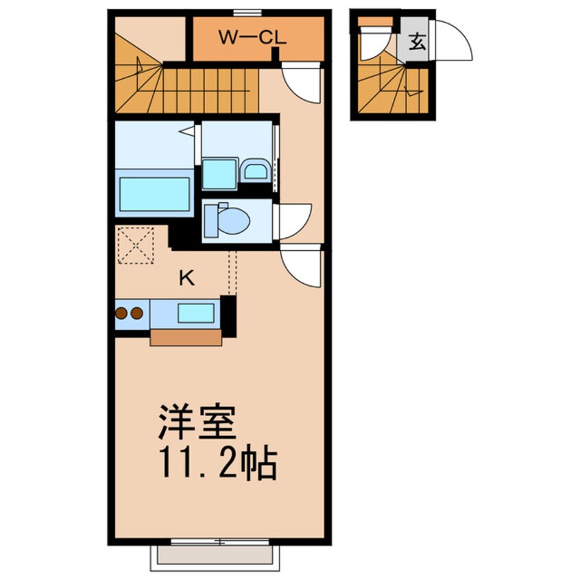 間取図 レオネクストハピネスしだみ