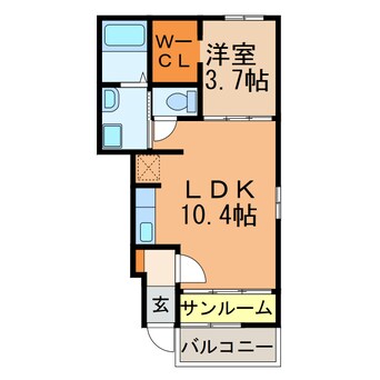 間取図 イエローソーワ
