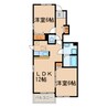 セレーナいずみ 2LDKの間取り