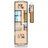 KURA堀ノ内 1LDKの間取り