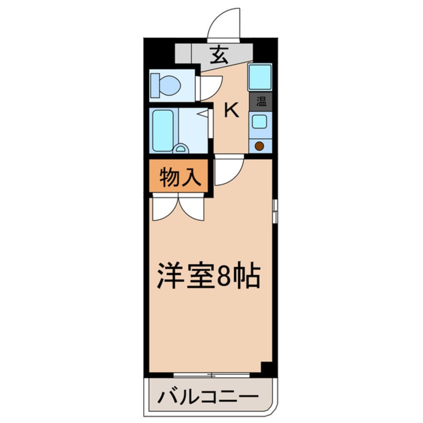 間取図 グローリ大島