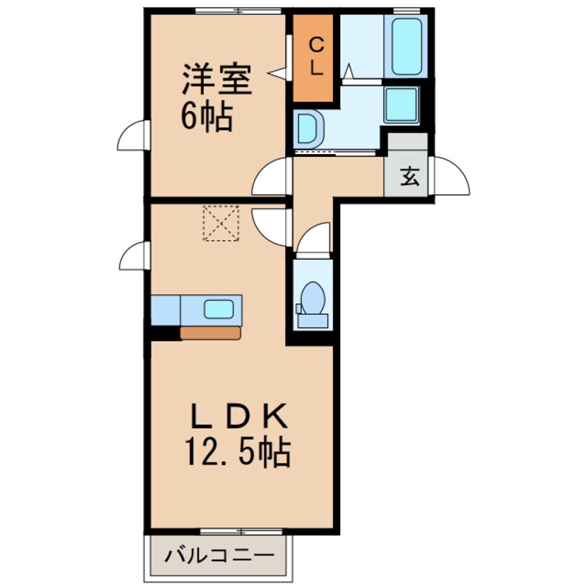 間取図 ヴィラ　アメリア