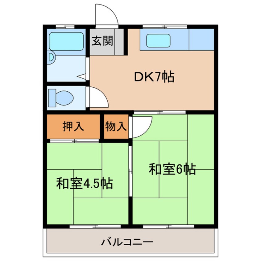 間取図 サングリーン桐畑