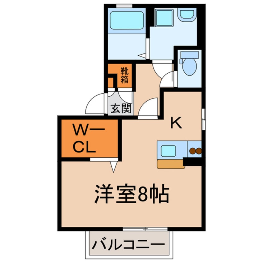 間取図 フリージア（前並町）