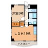 レジーナ鳥居松 1LDKの間取り