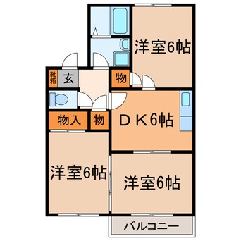 間取図 ヘーベル城前