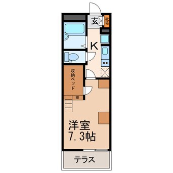 間取図 レオパレスメゾン安達