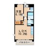 名藤ビル 1LDKの間取り