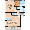 サザンクロス　Ｂ 1LDKの間取り