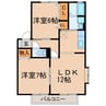 グランシャリオⅠ・Ⅱ（小野町） 2LDKの間取り