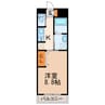 グランディール（上条町） 1Kの間取り
