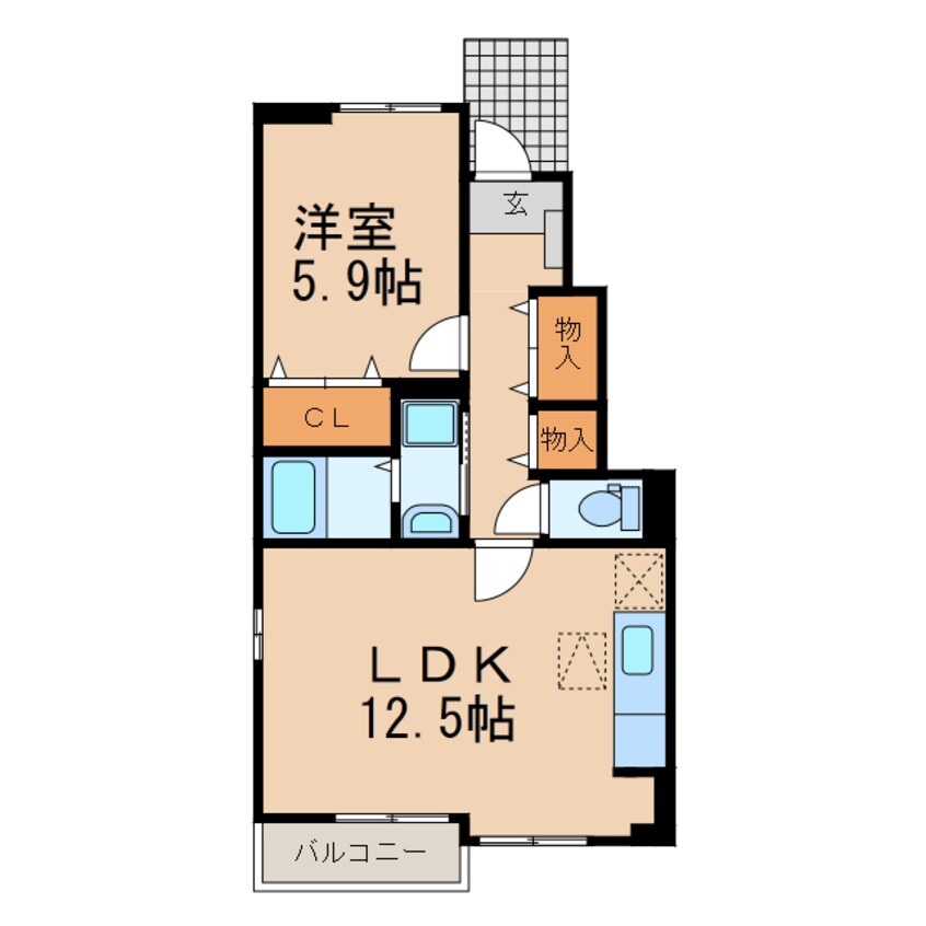 間取図 グレイトフルⅡ