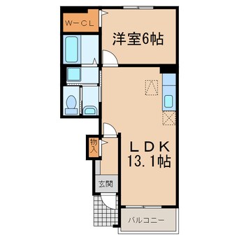 間取図 アロッジオ・ニッコウⅡ