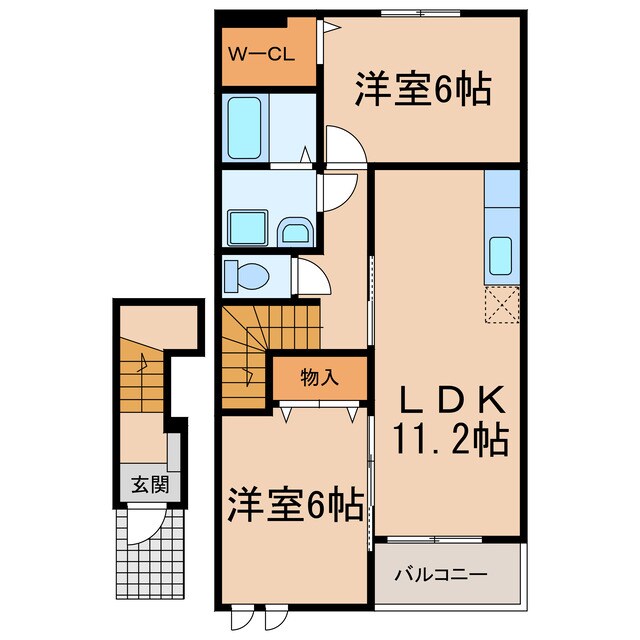 間取り図 アロッジオ・ニッコウⅡ
