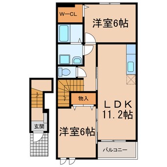 間取図 アロッジオ・ニッコウⅡ