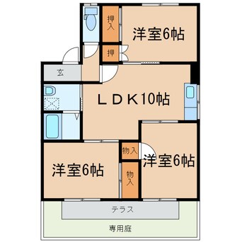 間取図 ハーモニーエスト