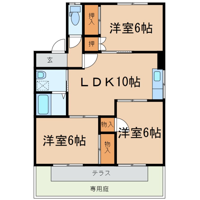 間取図 ハーモニーエスト