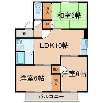 間取図 ハーモニーエスト