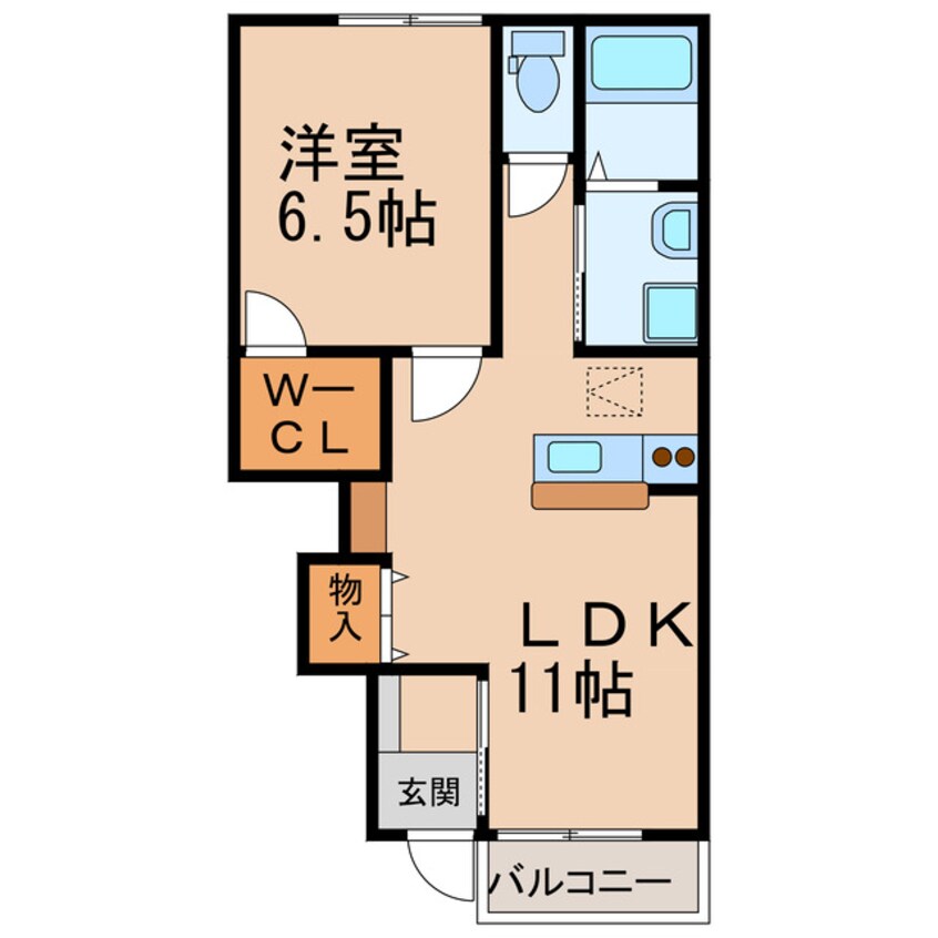 間取図 シュガーパイン