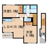 シャイニー竜泉寺 2LDKの間取り