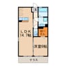 リオグランデ（大手町） 1LDKの間取り