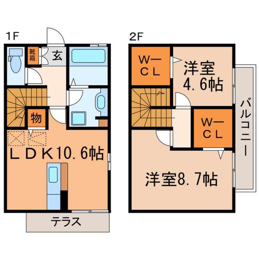 間取図 Wing S Ⅱ